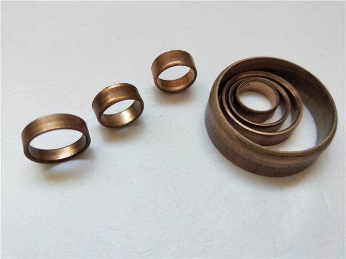 Τμήματα κύβων μετάλλων φύλλων δαχτυλιδιών ορείχαλκου, ομαλή επιφάνεια κύβων Τύπου μετάλλων με το λιγότερο σάλιασμα 0